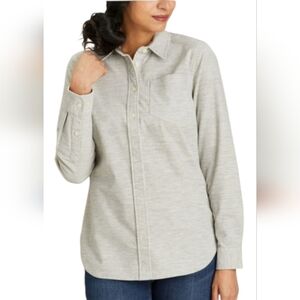 DULUTH TRADING Women's Corduroy Stretch Long Shirt - XXL